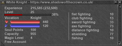 Signature for player White Knight